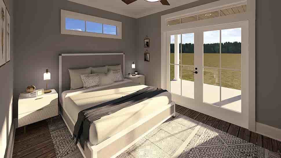 Cabin, Cottage, Country, Ranch House Plan 77453 with 2 Beds, 1 Baths Picture 8