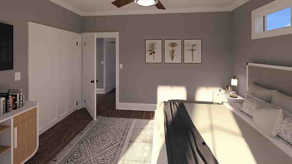 Cabin, Cottage, Country, Ranch House Plan 77453 with 2 Beds, 1 Baths Picture 9