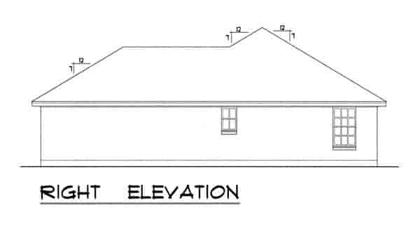 Country House Plan 77752 with 3 Beds, 2 Baths, 2 Car Garage Picture 2