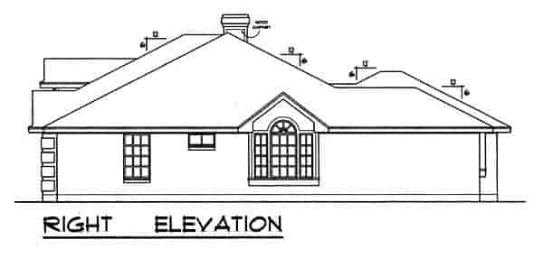 Traditional House Plan 77757 with 3 Beds, 2 Baths, 2 Car Garage Picture 2