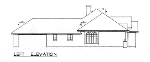Traditional House Plan 77760 with 3 Beds, 2 Baths, 2 Car Garage Picture 1