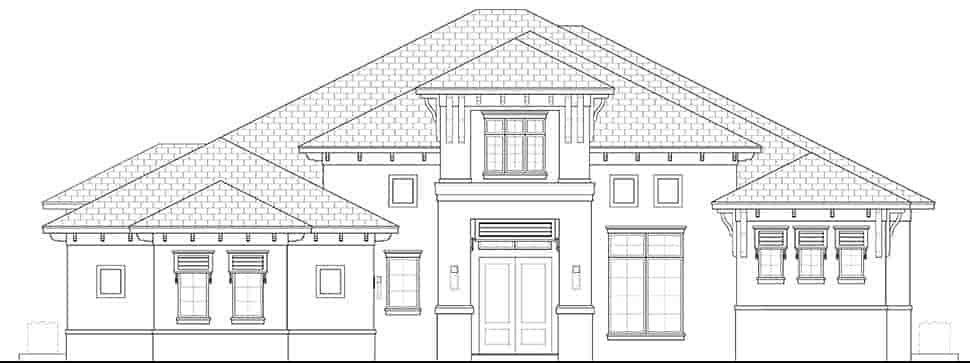 Coastal, Florida House Plan 78165 with 4 Beds, 5 Baths, 3 Car Garage Picture 3
