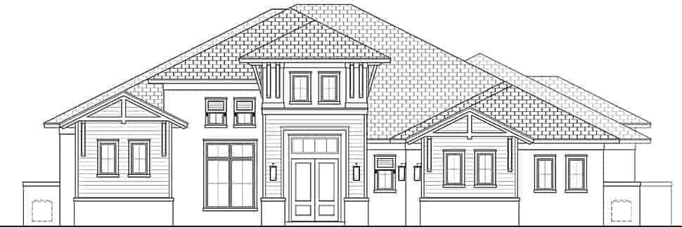 Coastal, Florida House Plan 78167 with 5 Beds, 6 Baths, 3 Car Garage Picture 3