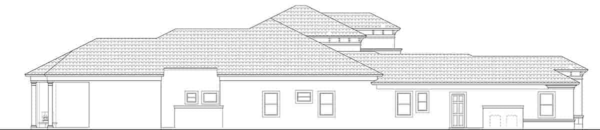 Mediterranean House Plan 78168 with 4 Beds, 5 Baths, 3 Car Garage Picture 2