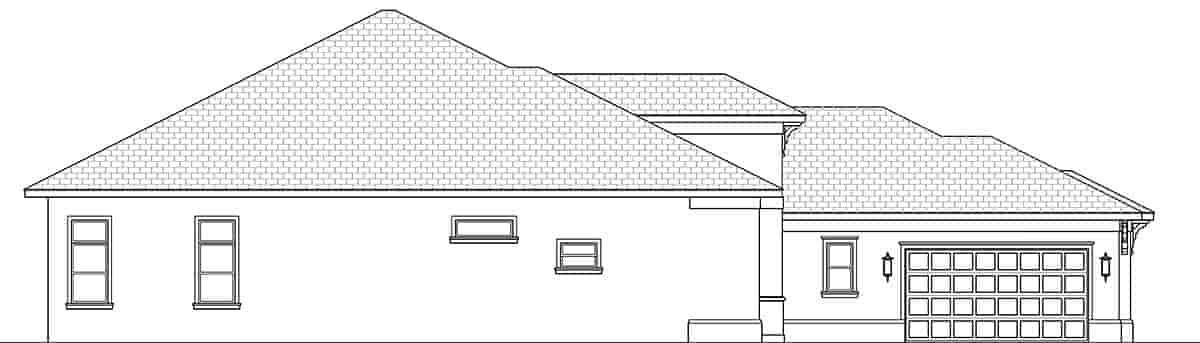 Coastal, Florida, Mediterranean House Plan 78182 with 4 Beds, 5 Baths, 3 Car Garage Picture 2