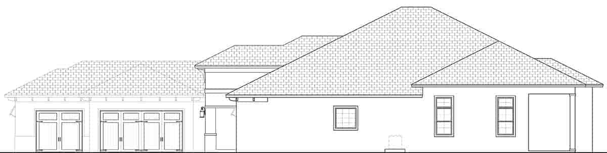 Coastal, Florida, Mediterranean House Plan 78189 with 5 Beds, 4 Baths, 3 Car Garage Picture 1