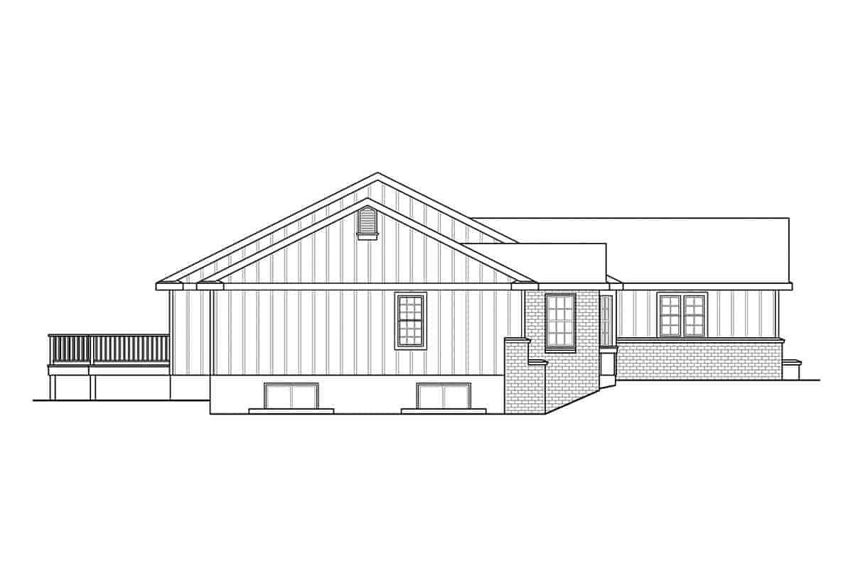 Country, Ranch House Plan 78411 with 3 Beds, 2 Baths, 2 Car Garage Picture 1