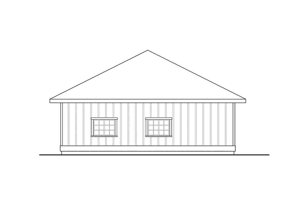 Ranch, Traditional 2 Car Garage Plan 78436 Picture 1