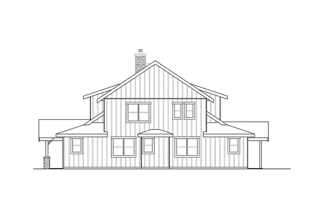 Cabin, Cottage, Country House Plan 78451 with 5 Beds, 6 Baths Picture 1
