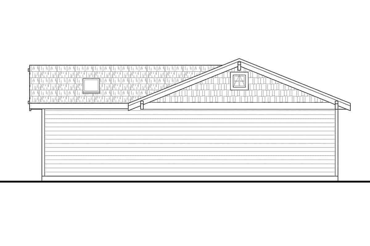Country 2 Car Garage Plan 78499 Picture 1