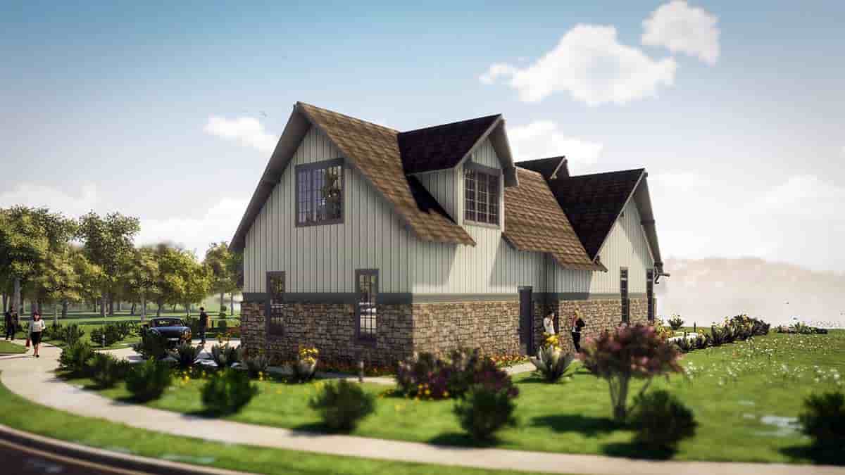 Tudor, Tuscan House Plan 78501 with 5 Beds, 6 Baths, 2 Car Garage Picture 1