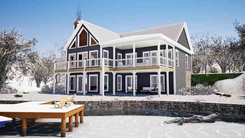 Bungalow, Coastal, Craftsman, Farmhouse, Traditional House Plan 78508 with 4 Beds, 3 Baths Picture 2