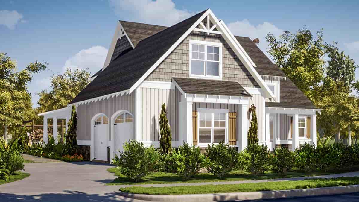 European, Traditional House Plan 78512 with 3 Beds, 3 Baths, 2 Car Garage Picture 2