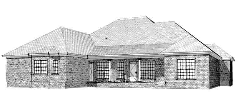 Traditional House Plan 78712 with 2 Beds, 3 Baths, 2 Car Garage Picture 1
