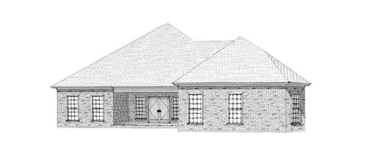 Contemporary House Plan 78736 with 4 Beds, 4 Baths, 2 Car Garage Picture 2