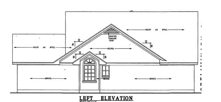 Country, Southern House Plan 79108 with 3 Beds, 2 Baths, 2 Car Garage Picture 1