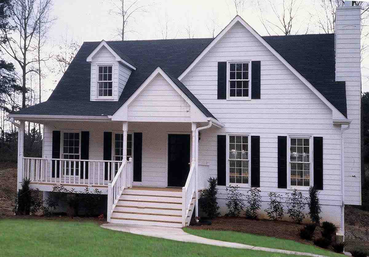 Cottage, Country, Farmhouse, Traditional House Plan 80258 with 4 Beds, 3 Baths, 3 Car Garage Picture 1