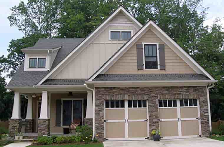 Bungalow, Cottage, Craftsman, Narrow Lot House Plan 80260 with 4 Beds, 4 Baths, 2 Car Garage Picture 5
