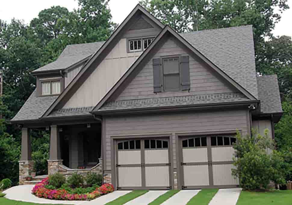 Bungalow, Cottage, Craftsman, Narrow Lot House Plan 80260 with 4 Beds, 4 Baths, 2 Car Garage Picture 8