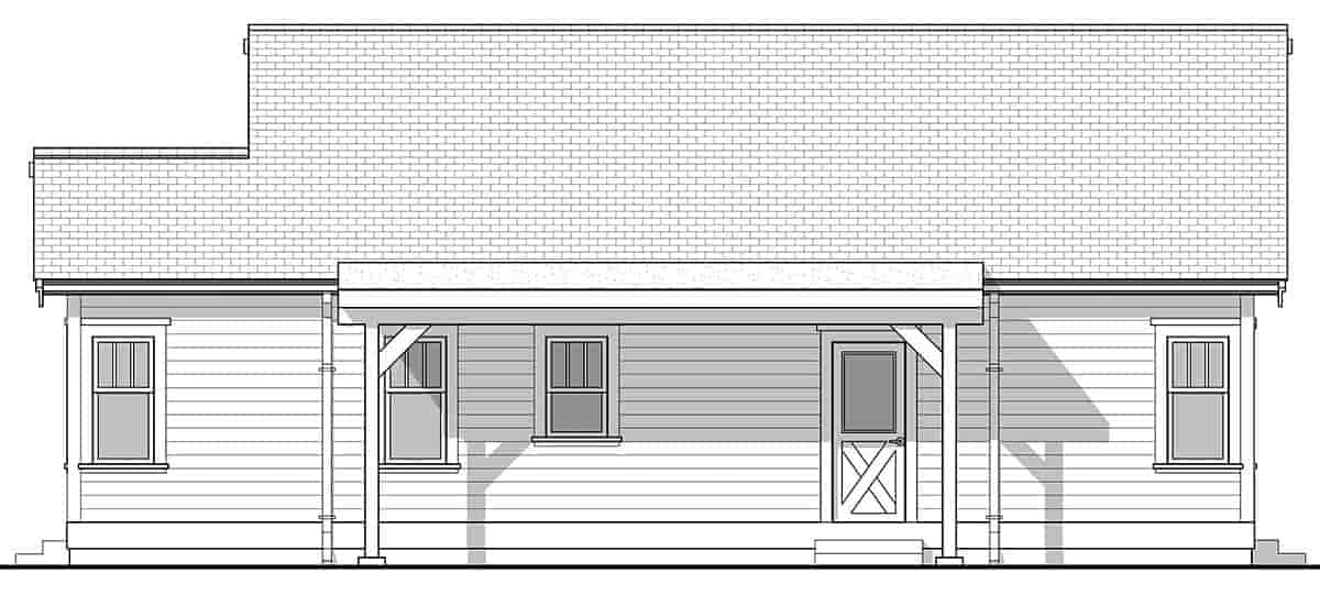 Bungalow House Plan 80504 with 2 Beds, 1 Baths Picture 1