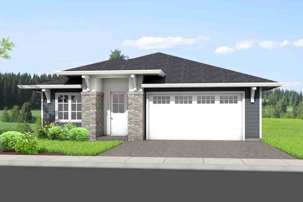 Traditional House Plan 80506 with 4 Beds, 3 Baths, 2 Car Garage Picture 1