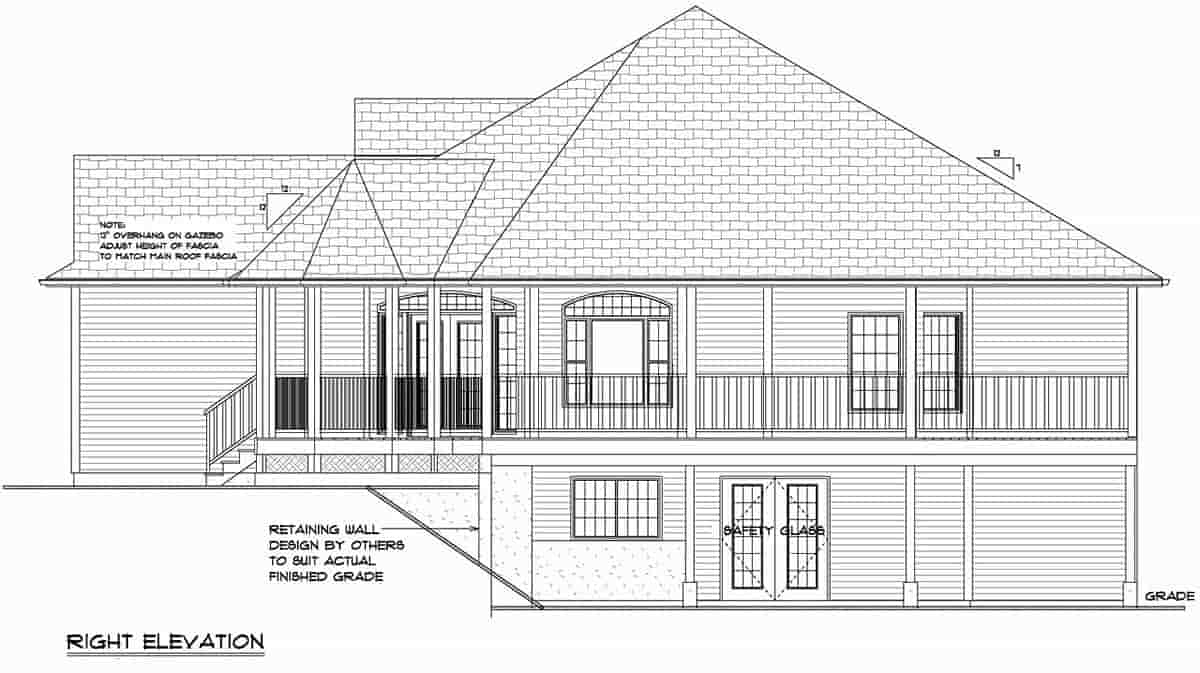 Country, Traditional House Plan 80507 with 3 Beds, 2 Baths, 2 Car Garage Picture 1