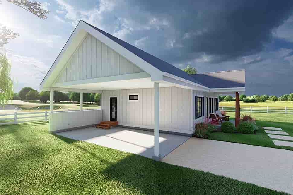 Cabin, Country, Ranch House Plan 80530 with 2 Beds, 2 Baths, 1 Car Garage Picture 17