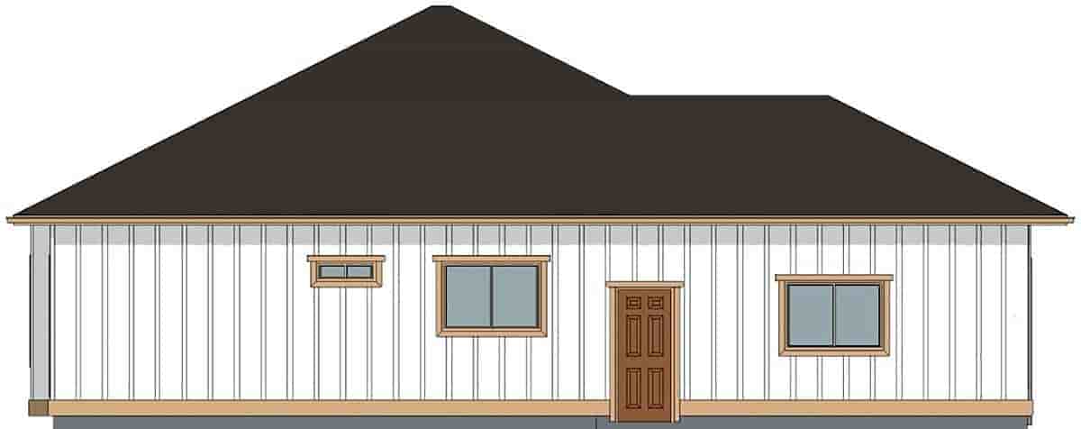 Bungalow, Craftsman, Farmhouse, Ranch House Plan 80544 with 2 Beds, 2 Baths, 2 Car Garage Picture 2