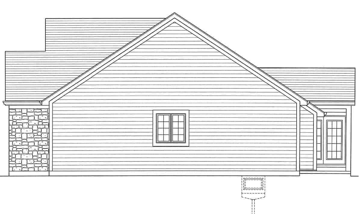 Cottage, Country, Ranch, Traditional House Plan 80606 with 3 Beds, 2 Baths, 2 Car Garage Picture 1