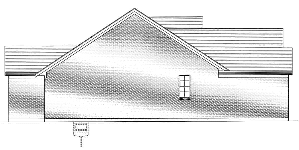 Craftsman House Plan 80630 with 4 Beds, 2 Baths, 2 Car Garage Picture 2