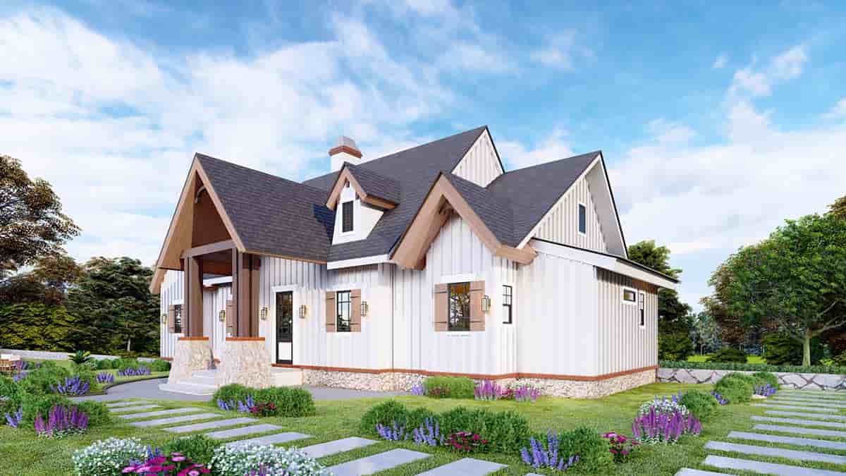 Ranch House Plan 80751 with 3 Beds, 3 Baths Picture 1