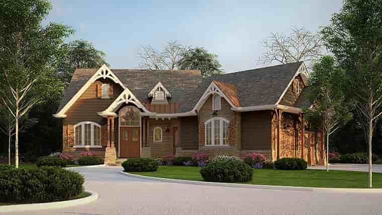 Craftsman, Ranch, Traditional House Plan 80762 with 3 Beds, 2 Baths, 2 Car Garage Picture 5