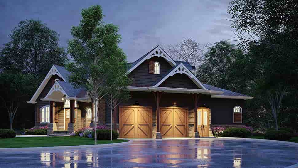 Craftsman, Ranch, Traditional House Plan 80762 with 3 Beds, 2 Baths, 2 Car Garage Picture 7