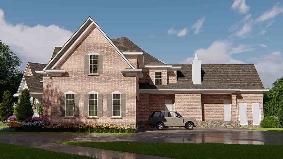 French Country, Traditional House Plan 80764 with 4 Beds, 6 Baths, 3 Car Garage Picture 1
