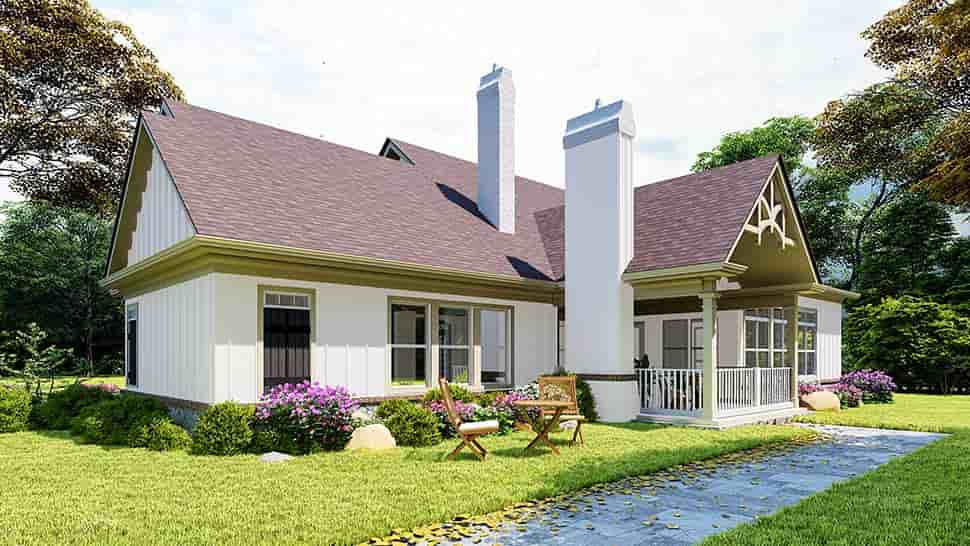 Country, Farmhouse, Southern House Plan 80765 with 3 Beds, 4 Baths, 2 Car Garage Picture 16