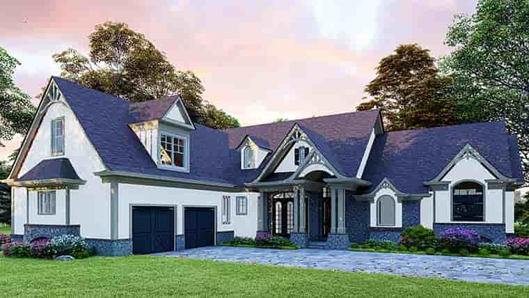 Country, Farmhouse, Southern House Plan 80765 with 3 Beds, 4 Baths, 2 Car Garage Picture 5