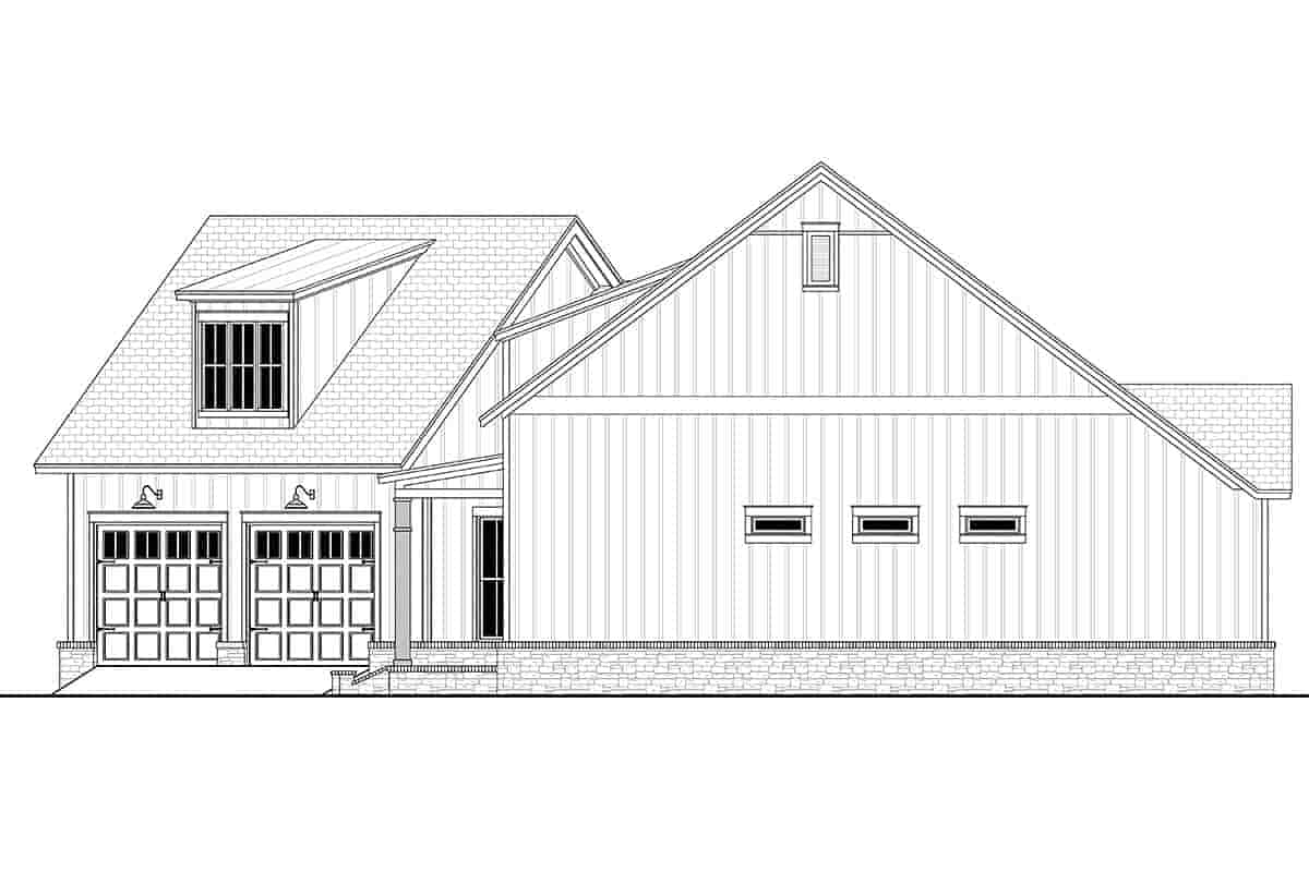 Country, Farmhouse, Traditional House Plan 80803 with 3 Beds, 3 Baths, 2 Car Garage Picture 1