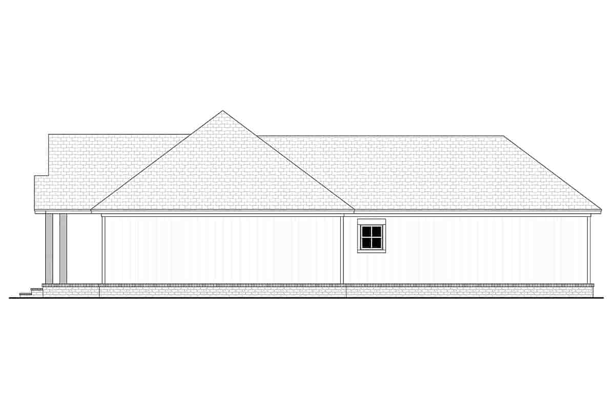 Cottage, Country, Farmhouse House Plan 80811 with 2 Beds, 2 Baths, 2 Car Garage Picture 1