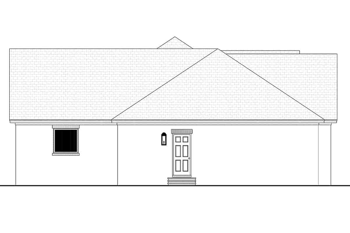 Country, Farmhouse, Traditional House Plan 80812 with 3 Beds, 2 Baths, 3 Car Garage Picture 2