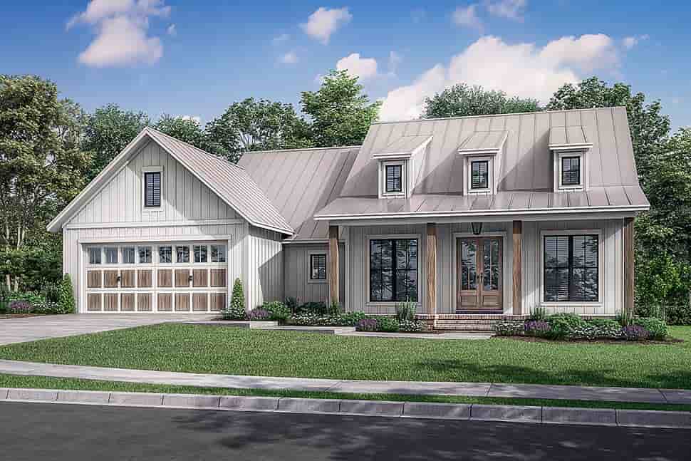 Country, Farmhouse House Plan 80813 with 3 Beds, 2 Baths, 2 Car Garage Picture 4