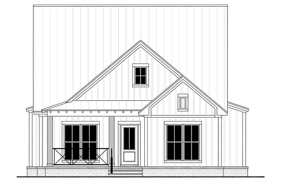 Country, Farmhouse, Traditional House Plan 80815 with 4 Beds, 4 Baths, 2 Car Garage Picture 3