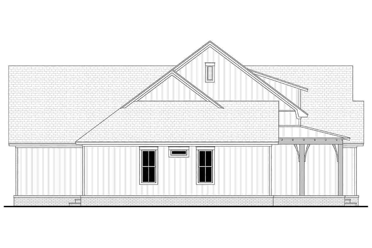 Country, Farmhouse, Traditional House Plan 80816 with 3 Beds, 3 Baths, 2 Car Garage Picture 2