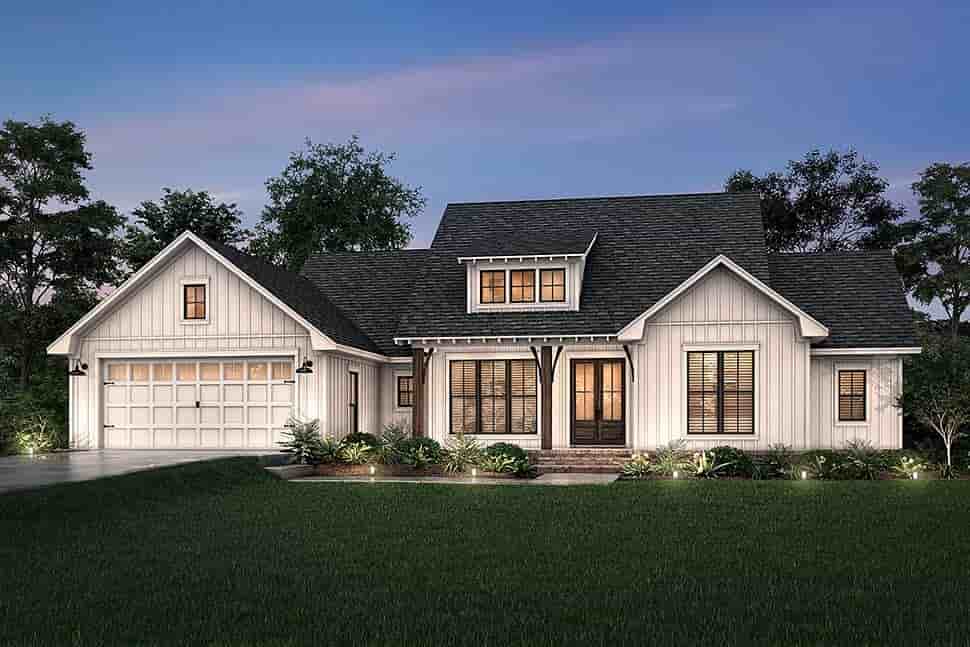 Country, Craftsman, Farmhouse, Traditional House Plan 80817 with 3 Beds, 3 Baths, 2 Car Garage Picture 4