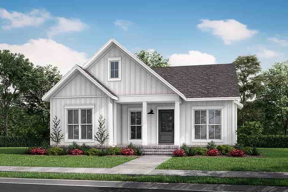 Cottage, Country, Craftsman, Farmhouse House Plan 80819 with 2 Beds, 2 Baths Picture 4