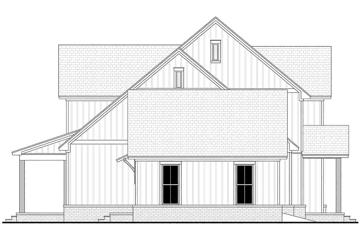 Country, Farmhouse, Southern, Traditional House Plan 80820 with 4 Beds, 4 Baths, 2 Car Garage Picture 2
