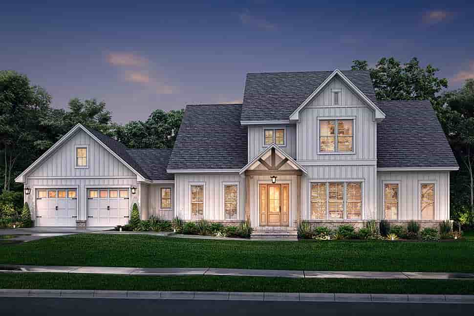 Country, Farmhouse, Southern, Traditional House Plan 80820 with 4 Beds, 4 Baths, 2 Car Garage Picture 4