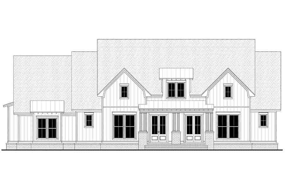 Country, Farmhouse, Southern, Traditional House Plan 80821 with 3 Beds, 3 Baths, 2 Car Garage Picture 3