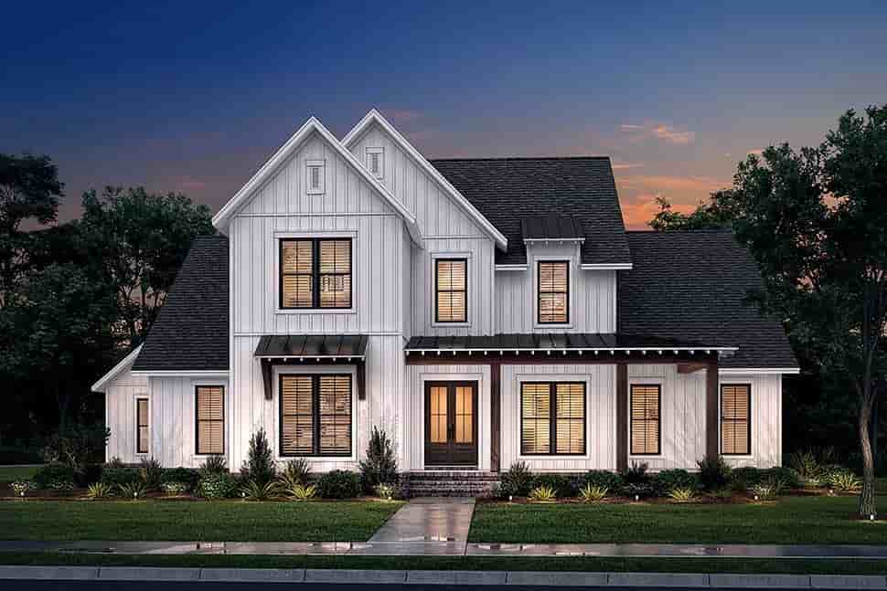 Country, Farmhouse, Southern, Traditional House Plan 80832 with 4 Beds, 4 Baths, 2 Car Garage Picture 4