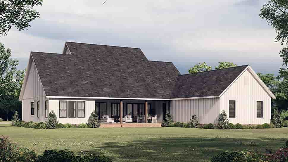 Country, Farmhouse, Southern, Traditional House Plan 80832 with 4 Beds, 4 Baths, 2 Car Garage Picture 6