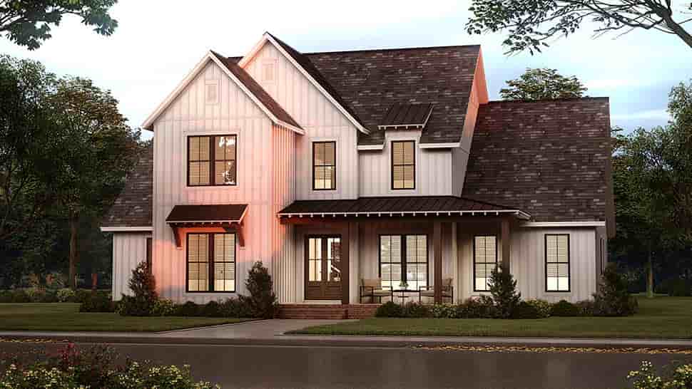 Country, Farmhouse, Southern, Traditional House Plan 80832 with 4 Beds, 4 Baths, 2 Car Garage Picture 7